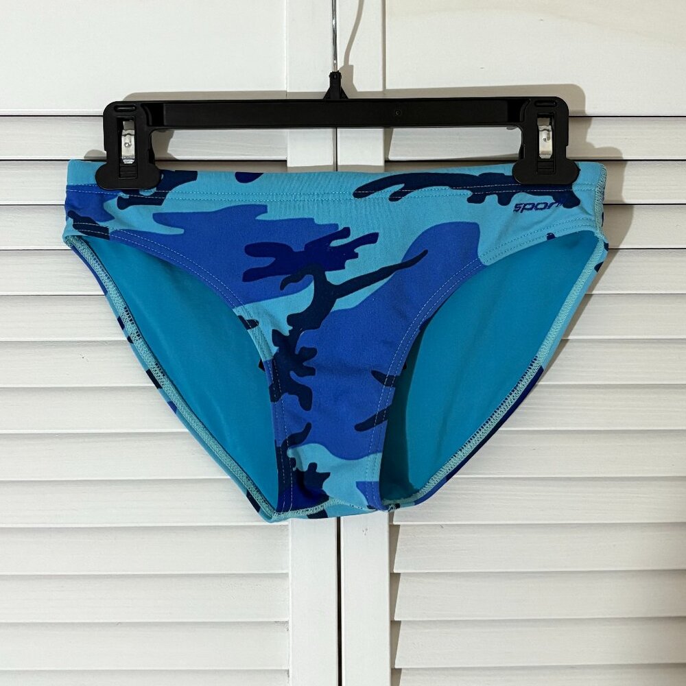 Sporti Swim Brief - Blue Camo